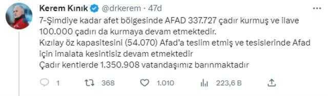 Kerem Kınık: Finansal süreklilik için kurumlara maliyetine satış yapıyoruz