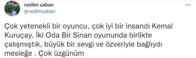 Son Dakika: Seksenler dizisinin sevilen oyuncusu Kemal Kuruçay hayatını kaybetti