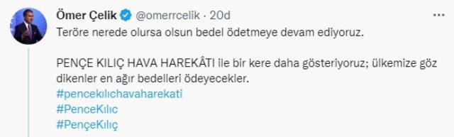 Pençe-Kılıç Hava Harekatına AK Parti'den ilk yorum
