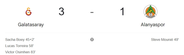 Galatasaray Alanyaspor maç özeti ve golleri! (ÖZET) Galatasaray Alanyaspor kaç kaç bitti, golleri kim attı?