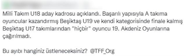 U18 Milli Takımı'nda herkesi ayağa kaldıran olay! Tolunay Kafkas istifaya çağrılıyor