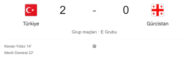 Türkiye Gürcistan maçı kaç kaç, bitti mi? MAÇ SONUCU! Türkiye Gürcistan golleri kim attı, canlı maç anlatımı!