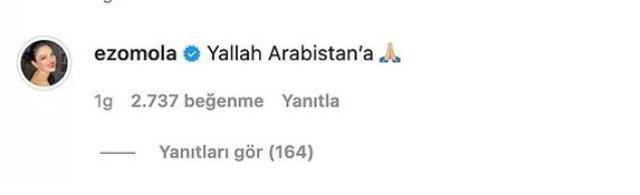 Tuğçe Kazaz'dan kendisine 'Yallah Arabistan'a' diyen Ezgi Mola'ya cevap: Medya maymunu