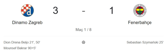 Dinamo Zagreb Fenerbahçe maç özeti ve golleri! (VİDEO) Dinamo Zagreb FB geniş özeti! Golleri kim attı, maç kaç kaç bitti?