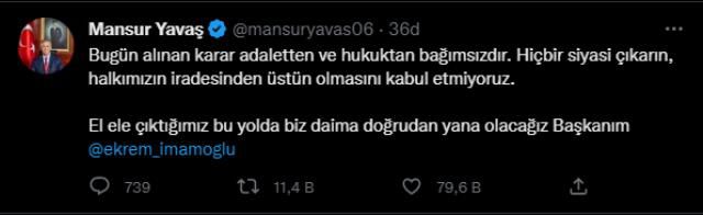 Ekrem İmamoğlu'na hapis cezası verildi! Tepkiler ardı ardına geldi