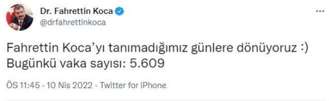 Bakan Koca'dan gece yarısı esprili koronavirüs salgını paylaşımı: Fahrettin Koca'yı tanımadığımız günlere dönüyoruz