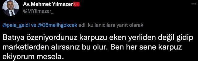 AK Partili yöneticiden hayat pahalılığından dert yanan vatandaşa öneri: Kendi karpuzunuzu yetiştirin