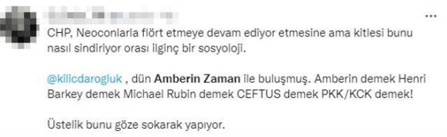 Kılıçdaroğlu'nun Londra'da Amberin Zaman ile görüşmesi tartışma yarattı