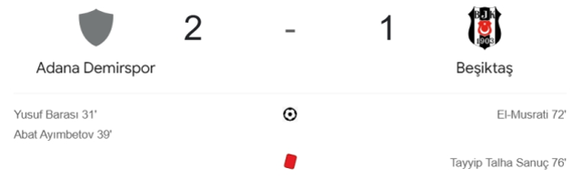 Adana Demirspor Beşiktaş maçı kaç kaç, bitti mi? MAÇ SONUCU! Adana Demirspor Beşiktaş golleri kim attı, canlı maç anlatımı!