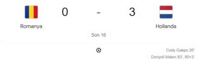 Romanya Hollanda maç özeti ve golleri izle! (VİDEO) Romanya Hollanda maçı özeti! Golleri kim attı, maç kaç kaç bitti?