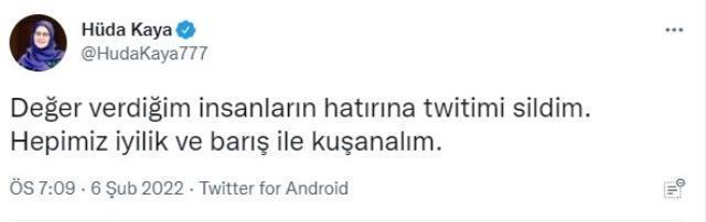 Hüda Kaya ne dedi? Hüda Kaya Cumhurbaşkanı Erdoğan hakkında ne yazdı? Hüda Kaya'nın paylaşımı ne?