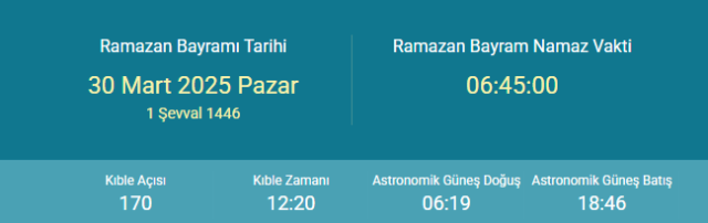 ADIYAMAN BAYRAM NAMAZI SAATİ 2025 | Bayram namazı saat kaçta? Bayram namazı nasıl kılınır, kaç rekat?