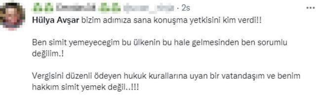 Türkiye ekonomisini değerlendirirken 'Gerekirse simit yenecek' diyen Hülya Avşar'a tepkiler çığ gibi büyüyor