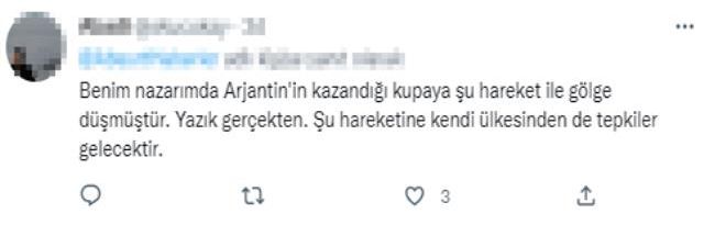 Böyle sevinç olmaz olsun! Tek bir hareketiyle Arjantin'in zaferine gölge düşürdü