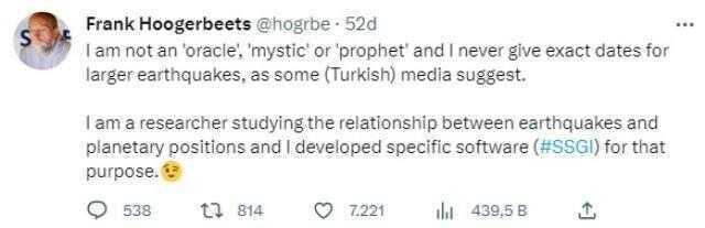 Frank Hoogerbeets depremi nasıl bildi? Depremi bilen adam kim, nasıl bildi?