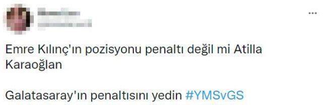 Galatasaraylıları ayağa kaldıran pozisyon! Maçın hakemi yerden yere vuruldu
