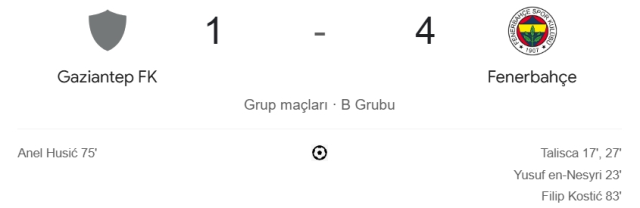 Gaziantep FK Fenerbahçe maç özeti ve golleri! (VİDEO) Gaziantep FK Fenerbahçe geniş özeti! Golleri kim attı, maç kaç kaç bitti?