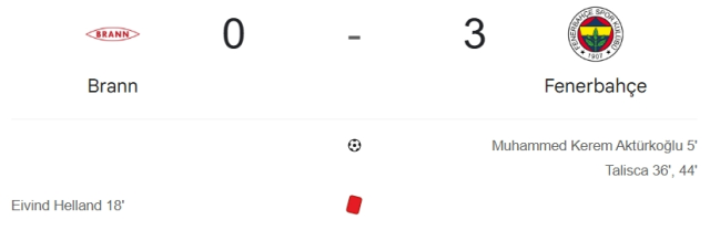 Brann Fenerbahçe maçı kaç kaç? MAÇ SONUCU! Brann Fenerbahçe golleri kim attı, canlı maç anlatımı!