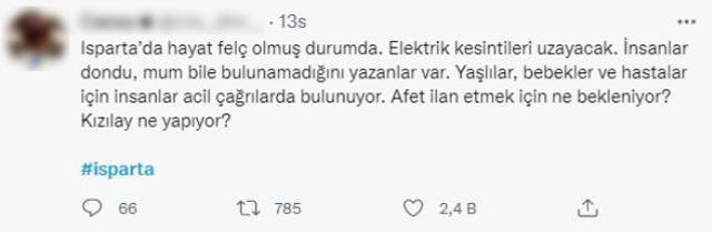 Isparta'da 48 saatten fazladır elektrik yok, kombiler çalışmıyor! Vatandaş isyanda