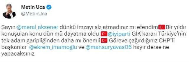 Ünlü isimlerden Meral Akşener'in 6'lı Masa'ya rest çekmesine sert tepki