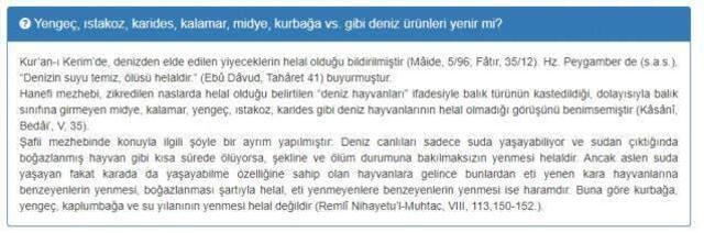 'Midye helal mi haram mı?' tartışmaları devam ederken Diyanet fetva yayınladı