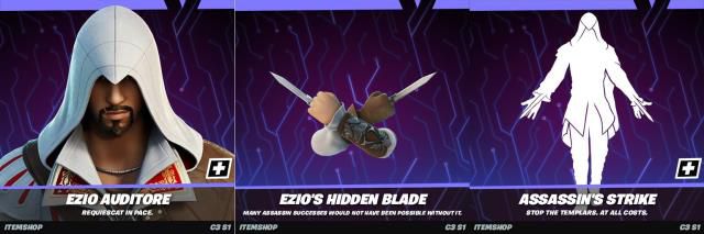 Fortnite'a eklenecek bir sonraki karakter Assassin's Creed'in Ezio karakteri olacak