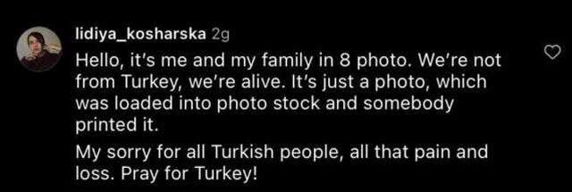 Fotoğrafın enkazdaki aileye ait olduğu iddia edildi! Gerçek çok geçmeden ortaya çıktı