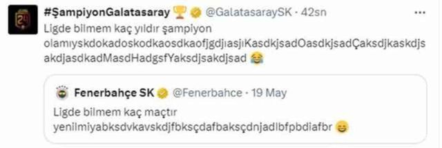 Maç biter bitmez paylaşmaya başladılar! Galatasaray'dan Fenerbahçe'yi çıldırtacak göndermeler