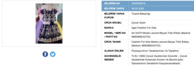 Bakanlık ünlü giyim markalarını ifşa etti: Bu ürünü çocuklarınıza sakın almayın!