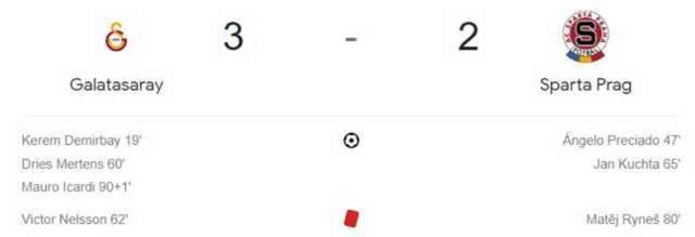 Galatasaray - Sparta Prag maçı kaç kaç, bitti mi? MAÇ SKORU! Galatasaray - Sparta Prag maçı kaç kaç, canlı maç skoru!