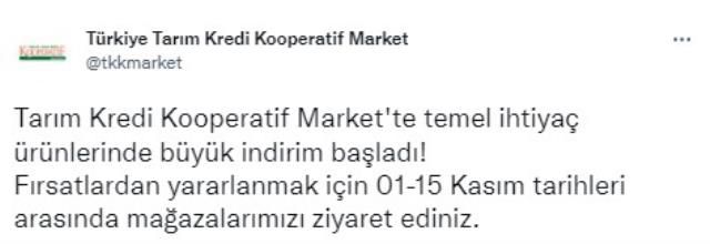 Tarım Kredi marketlerinde yeni indirim kampanyası! İşte fiyatı düşen ürünler