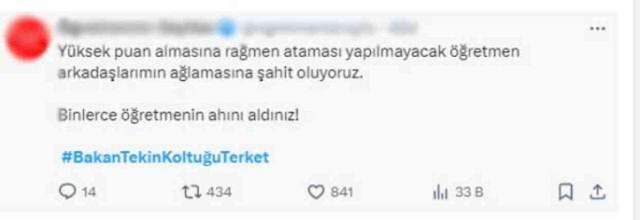 Yusuf Tekin istifa edecek mi MEB 2024?