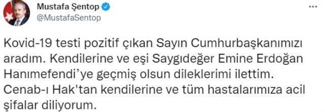 Son Dakika! Cumhurbaşkanı Erdoğan koronavirüse yakalandı