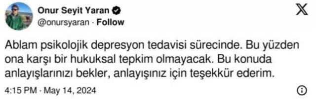 Kardeşlerim Dizisi'nin Doruk'u Onur Seyit Yaran'ın ablasından şok iddialar: Biz ona peygamberim diyecekmişi
