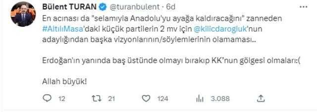 İYİ Parti lideri Akşener'in 6'lı Masayı devirmesine AK Parti'den ilk yorum