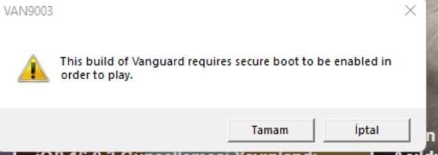 Valorant VAN 9003 hatası nasıl çözülür? VAN 9003 hatası nedir?