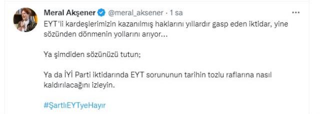 EYT 2023'e sarktı! Akşener 'verilen sözleri' hatırlatarak yaklaşan seçimleri işaret etti