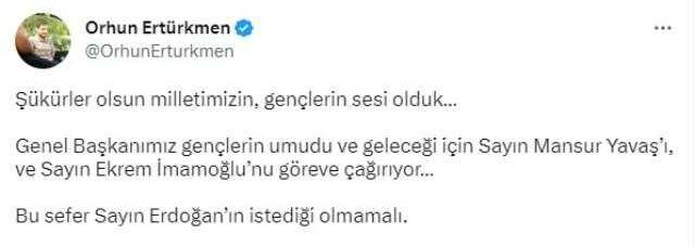 Akşener'in masadan kalkmasına en çok sevinen isim: Şükürler olsun milletimizin, gençlerin sesi olduk