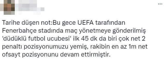 Fenerbahçe-Helsinki maçının hakemi sarı-lacivertli taraftarları çıldırttı! Tepkiler çığ gibi büyüyor