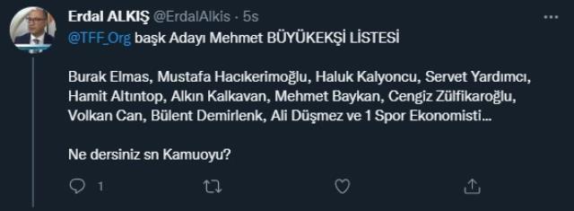 Galatasaray'daki görevinden ayrılan Burak Elmas TFF başkan adayının listesine giriyor