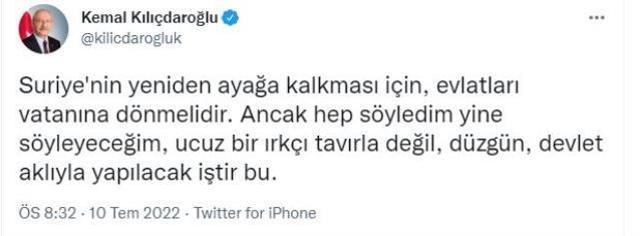 Kılıçdaroğlu, Bakan Soylu'nun 'Türkiye'de 700 bin Suriyeli dünyaya geldi' sözlerine Zafer Partisi'ne gönderme yaparak yanıt verdi
