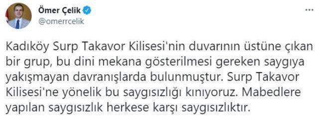 KİLİSE DUVARI ÜSTÜNDE OYUNA TEPKİ