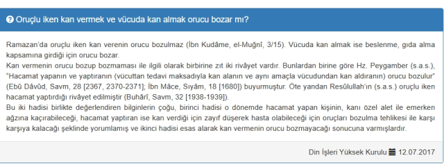 Kan tahlili orucu bozar mı?