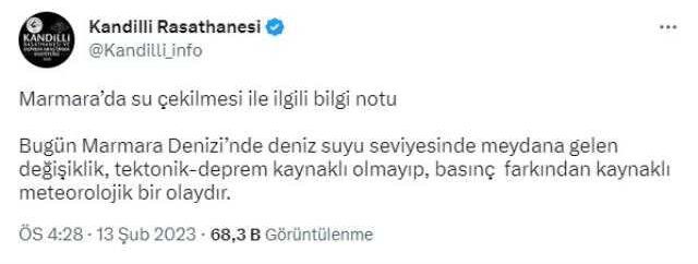 AVCILAR'DA DENİZ METRELERCE ÇEKİLDİ
