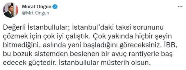 Taksi plakası teklifinin 10. kez reddedilmesinin ardından İBB'den kararlı mesaj: Hiçbir şey bitmedi, yeni başlıyor