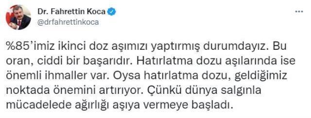 Son Dakika: Türkiye'de 26 Şubat günü koronavirüs nedeniyle 221 kişi vefat etti, 61 bin 764 yeni vaka tespit edildi