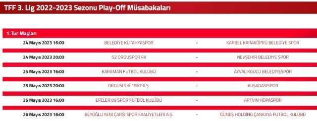 3. Lig Play Off maçları hangi kanalda? 3. Lig Play Off maçları izleme linki!