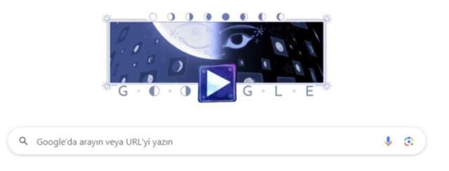 Ayın evreleri Google'da Doodle oldu! 24 Ekim Ayın evreleri Google'da neden doodle oldu?