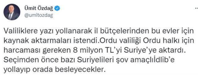 İçişleri Bakan Yardımcısı Çataklı'nın sözleri, Ümit Özdağ'ı küplere bindirecek: Bir deliyi başımıza sardılar