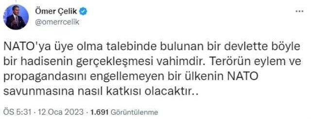Son Dakika: Stockholm'deki skandal olayın ardından İsveç Büyükelçisi, Dışişleri'ne çağrıldı
